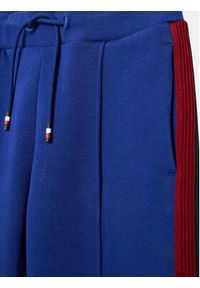 TOMMY HILFIGER - Tommy Hilfiger Spodnie dresowe Globral Stripes KB0KB08404 D Niebieski Regular Fit. Kolor: niebieski. Materiał: bawełna #2