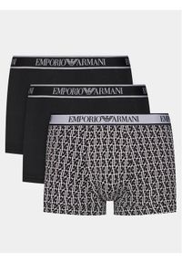 Emporio Armani Underwear Komplet 3 par bokserek 112130 4R717 35421 Czarny. Kolor: czarny. Materiał: bawełna