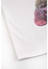 COCCODRILLO - Coccodrillo t-shirt dziecięcy kolor biały. Okazja: na co dzień. Kolor: biały. Wzór: nadruk. Styl: casual #3