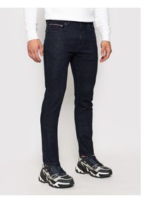 TOMMY HILFIGER - Tommy Hilfiger Jeansy Bleecker MW0MW15600 Granatowy Slim Fit. Kolor: niebieski #1