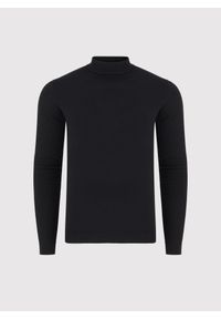 Pako Lorente - PAKO LORENTE – Czarny półgolf męski. Okazja: na co dzień. Kolor: szary, beżowy, czarny. Materiał: poliester, wiskoza. Sezon: jesień. Styl: casual #5