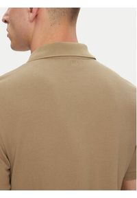 AMI PARIS Polo HPL060.760 Khaki Regular Fit. Typ kołnierza: polo. Kolor: brązowy. Materiał: bawełna #3