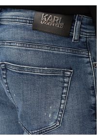Karl Lagerfeld - KARL LAGERFELD Szorty jeansowe 265820 542832 Granatowy Regular Fit. Kolor: niebieski. Materiał: bawełna