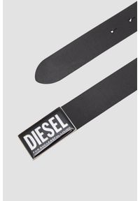 Diesel - DIESEL Сzarny męski pasek B-GLOSSY II, Rozmiar 90. Kolor: czarny #4