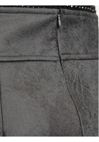only - ONLY Spódnica z imitacji skóry Paris 15330036 Szary Regular Fit. Kolor: szary. Materiał: skóra #5