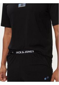 Jack & Jones - Jack&Jones Piżama Oscar 12258219 Czarny Standard Fit. Kolor: czarny. Materiał: bawełna #6