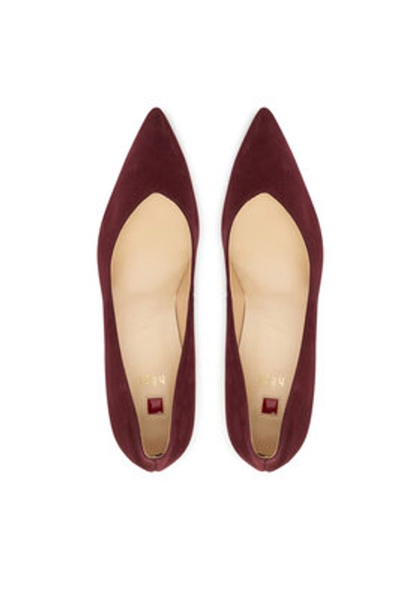 HÖGL Szpilki 0-186702-42000 Bordowy. Kolor: czerwony. Materiał: skóra, welur. Obcas: na szpilce