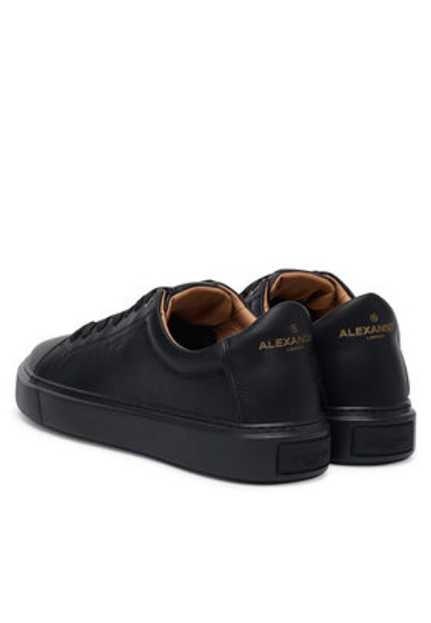 Alexander Smith Sneakersy London ALBCLDM-9145-TBK Czarny. Kolor: czarny. Materiał: skóra