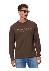 Marc O'Polo Longsleeve 327 2012 52152 Brązowy Regular Fit. Typ kołnierza: polo. Kolor: brązowy. Materiał: bawełna. Długość rękawa: długi rękaw