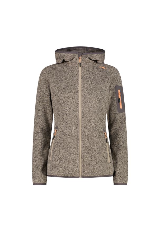 Bluza damska turystyczna CMP 3H19826. Kolor: brązowy. Materiał: polar. Sport: turystyka piesza