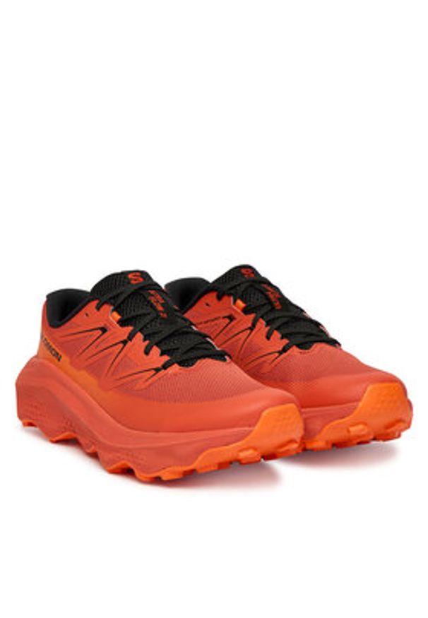 salomon - Salomon Buty do biegania Ultra Flow 2 L49221500 Czerwony. Kolor: czerwony. Materiał: materiał. Wzór: kolorowy