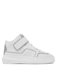 Calvin Klein Jeans Sneakersy Chunky Cupsole Laceup Mid M YW0YW00811 Biały. Kolor: biały. Materiał: skóra #1