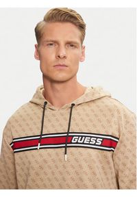 Guess Bluza New Korbin Z4BQ30 FL04Q Beżowy Regular Fit. Kolor: beżowy. Materiał: bawełna #5