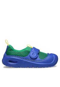 Półbuty Crocs. Kolor: zielony