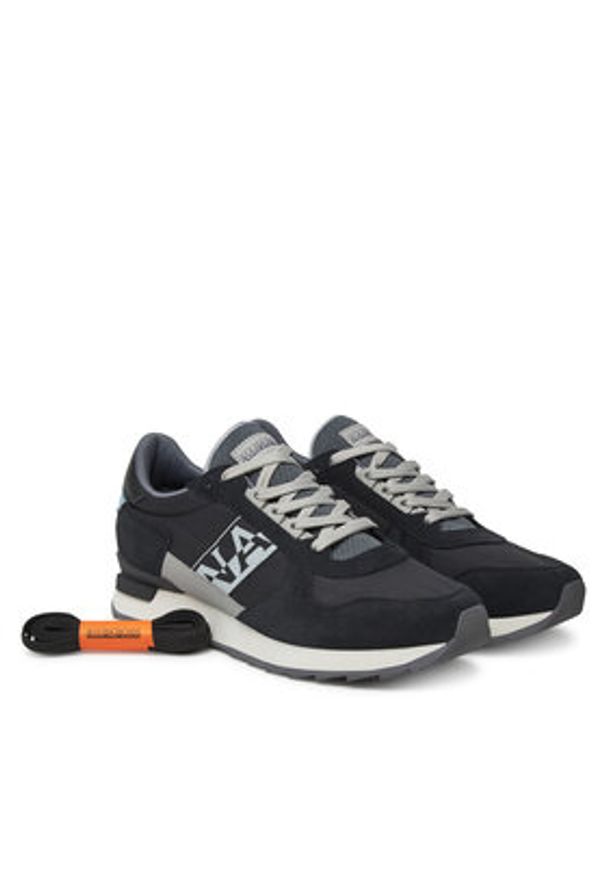Napapijri Sneakersy Stab NP0A4IQI Czarny. Kolor: czarny. Materiał: materiał