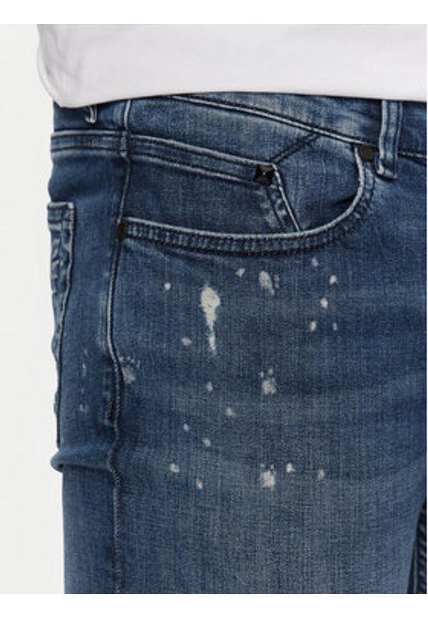 Karl Lagerfeld - KARL LAGERFELD Jeansy 265801 551832 Granatowy Slim Fit. Kolor: niebieski