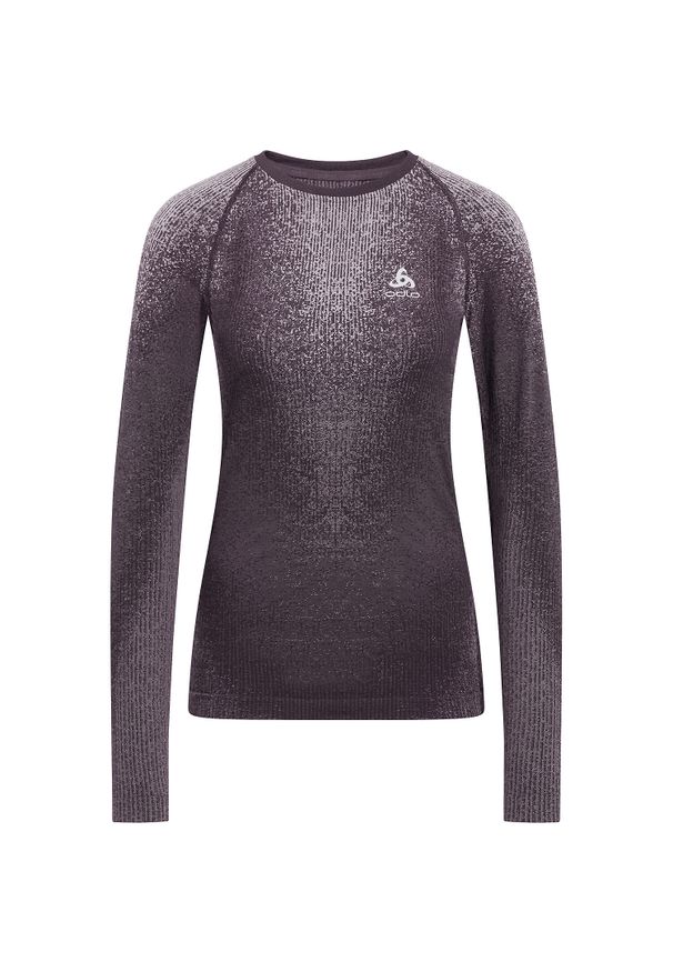 Bluza termoaktywna damska Odlo Performance Warm Blackcomb BL Top Crew Neck LS. Kolor: szary