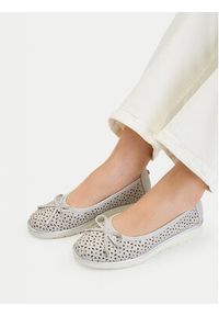 Go Soft Baleriny CEO-WYL3650-2 Szary. Kolor: szary. Materiał: materiał #2