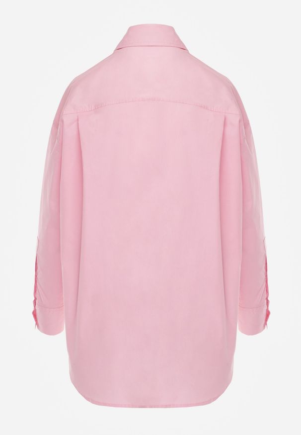 Born2be - Jasnoróżowa Koszula Doriemara. Kolor: różowy. Długość rękawa: długi rękaw. Długość: długie