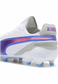 Puma - Buty piłkarskie unisex PUMA KING ULTIMATE FG/AG. Kolor: biały, wielokolorowy, niebieski, szary. Sport: piłka nożna