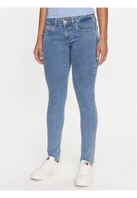 Tommy Jeans Jeansy Sophie DW0DW18237 Niebieski Skinny Fit. Kolor: niebieski