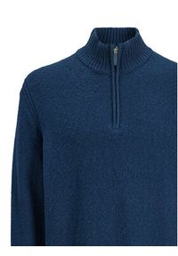 Jack & Jones Sweter Point 12287316 Niebieski Relaxed Fit. Kolor: niebieski. Materiał: bawełna #3