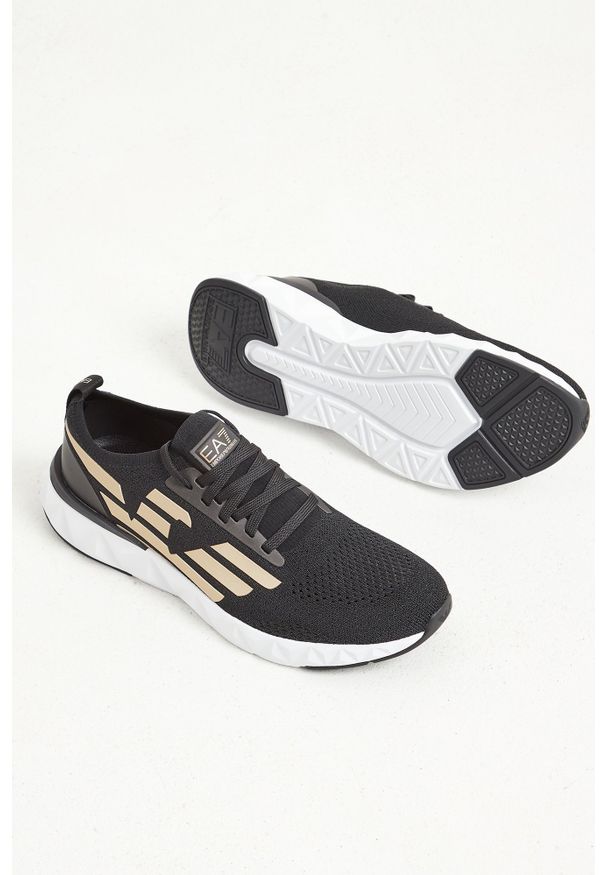EA7 Emporio Armani - SNEAKERSY EA7 EMPORIO ARMANI. Zapięcie: pasek. Wzór: aplikacja