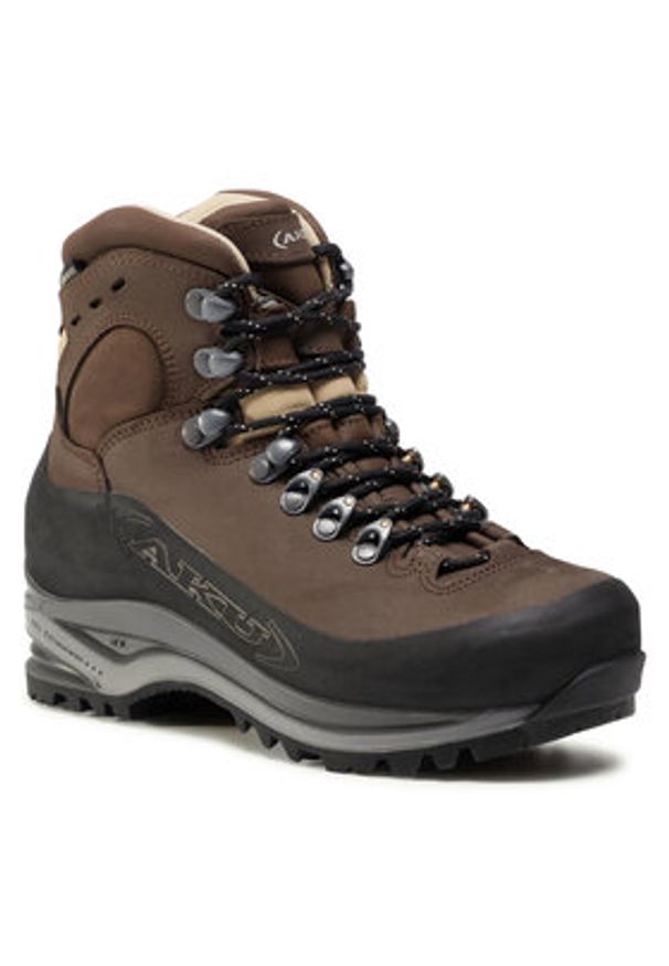 Aku Trekkingi Superalp Nbk Gtx GORE-TEX 592 Brązowy. Kolor: brązowy. Materiał: nubuk, skóra. Technologia: Gore-Tex. Sport: turystyka piesza