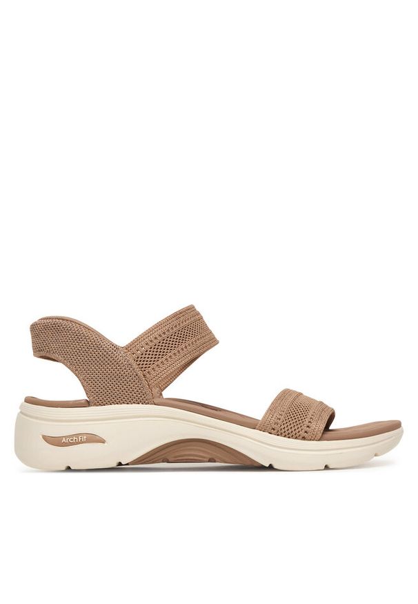 skechers - Sandały Skechers. Kolor: beżowy