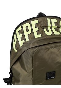 Pepe Jeans Plecak "Smith" | PM030675 | Smith Backpack | Mężczyzna | Khaki. Kolor: brązowy. Materiał: tkanina. Wzór: aplikacja, nadruk #4