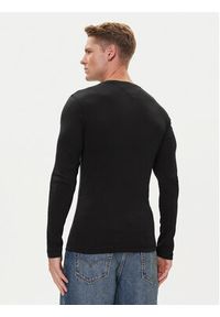 Tommy Jeans Longsleeve DM0DM04409 Czarny Slim Fit. Kolor: czarny. Materiał: bawełna. Długość rękawa: długi rękaw #3