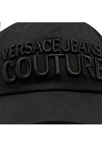 Versace Jeans Couture Czapka z daszkiem 74YAZK10 Czarny. Kolor: czarny. Materiał: materiał #3