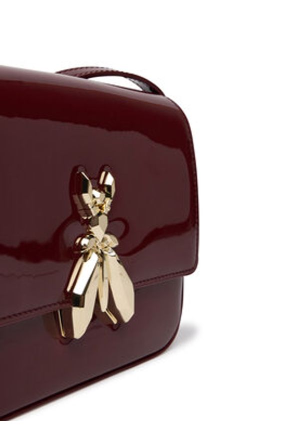 Patrizia Pepe Torebka 8B0303/L125 Brązowy. Kolor: brązowy. Materiał: skórzane, lakierowane