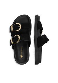 Beverly Hills Polo Club Klapki EO-WI16-SERDINIA-02 Czarny. Kolor: czarny. Materiał: zamsz, skóra #4