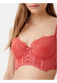 Hunkemöller Biustonosz push-up Arabella 206386 Czerwony. Kolor: czerwony. Materiał: syntetyk. Rodzaj stanika: push-up #3