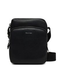 Calvin Klein Saszetka Raised Pocket Reporter LV04D3317G Czarny. Kolor: czarny. Materiał: skóra #6