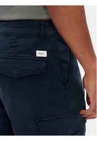 Pepe Jeans Szorty materiałowe Seasonal PM801179 Granatowy Regular Fit. Kolor: niebieski. Materiał: bawełna #5