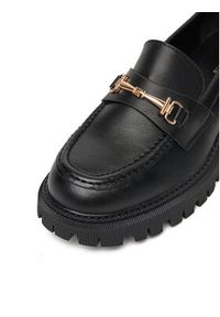 DeeZee Loafersy H101202-01 Czarny. Kolor: czarny. Materiał: skóra #4