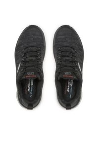skechers - Skechers Sneakersy Pensive 232045/BKW Czarny. Kolor: czarny. Materiał: materiał