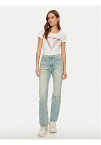 Guess T-Shirt W5RI22 J1314 Biały Regular Fit. Kolor: biały. Materiał: bawełna #3