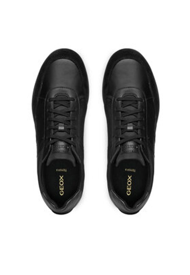 Geox Sneakersy U Renan U554GC 08522 C9999 Czarny. Kolor: czarny. Materiał: skóra