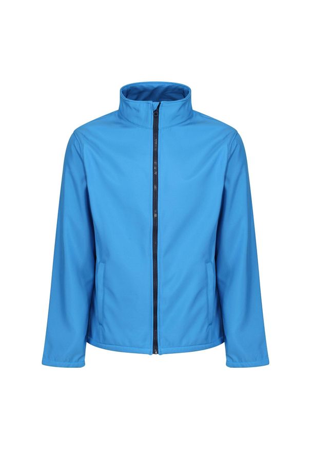 Regatta - Softshell Męski Ablaze. Kolor: niebieski. Materiał: softshell. Sezon: jesień. Sport: turystyka piesza