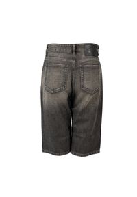 Diesel Szorty "De-Lily" | A04747-09A81 | Kobieta | Czarny, Grafitowy. Okazja: na co dzień, na spacer. Kolor: szary, wielokolorowy, czarny. Materiał: bawełna. Długość: długie. Sezon: lato. Styl: casual, elegancki #3