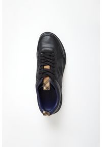 Burberry - Sneakersy męskie skórzane BURBERRY. Materiał: skóra #5