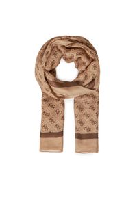 Guess Szal AW5341 POL03 Brązowy. Kolor: brązowy. Materiał: poliester, materiał