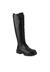 DeeZee Kozaki WS5865-26 Czarny. Kolor: czarny. Materiał: materiał #6