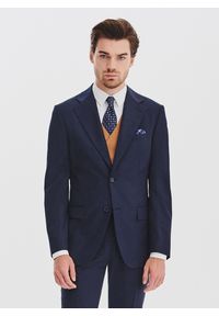 Pako Lorente - PAKO LORENTE - Garnitur męski w subtelną kratę. Materiał: wełna, poliester #9