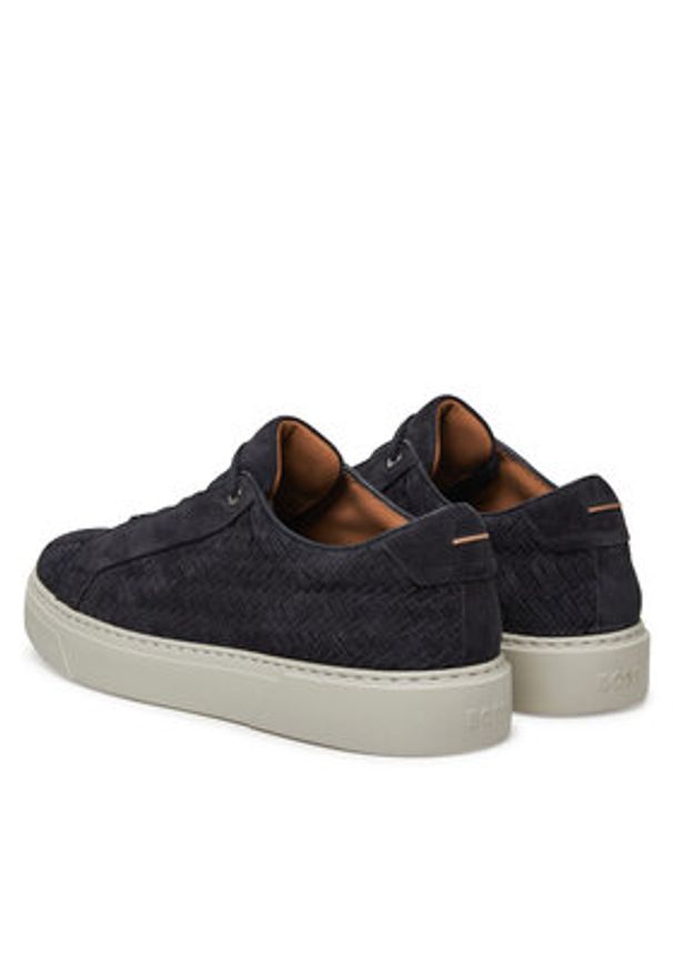 BOSS Sneakersy Gary Tenn Sdbuwv 50538983 Granatowy. Kolor: niebieski. Materiał: zamsz, skóra
