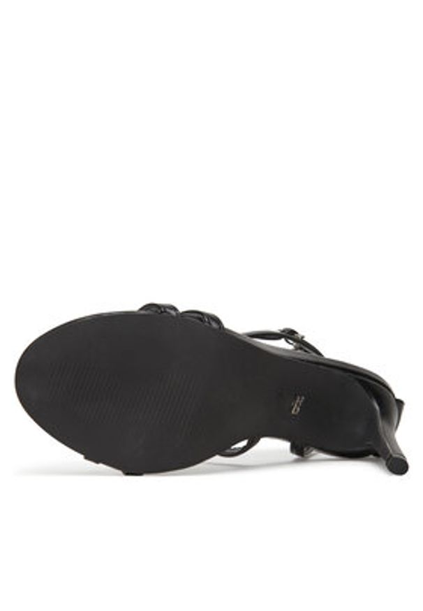 DeeZee Sandały F89725-252 Czarny. Kolor: czarny. Materiał: skóra
