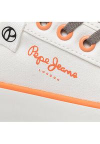 Pepe Jeans Sneakersy Ottis W Bass PLS31299 Biały. Kolor: biały. Materiał: materiał